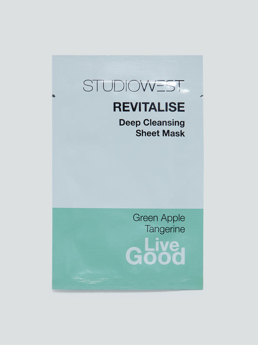 Studiowest Revitalise Deep Cleansing Sheet Mask with Green Apple and Tangerine