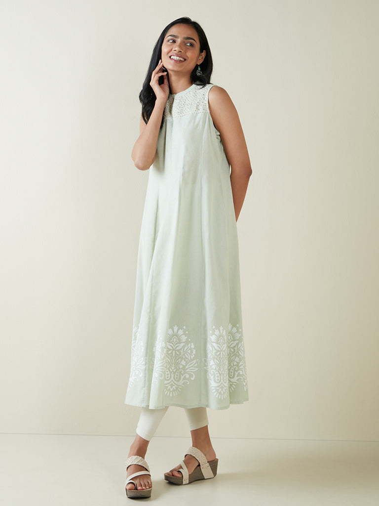 Shop Utsa Coral Printed Straight Kurta Online  Westside