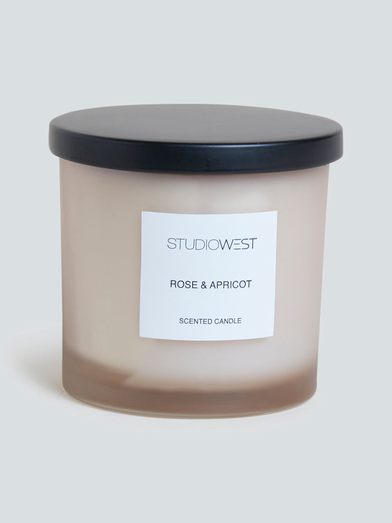 Studiowest Rose and Apricot Scented Candle, 400g