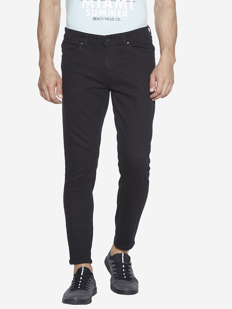 Shop WES Formals Light Khaki Slim-Fit Trousers Online – Westside