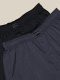 WES Lounge Black Relaxed-Fit Boxers Set of Two