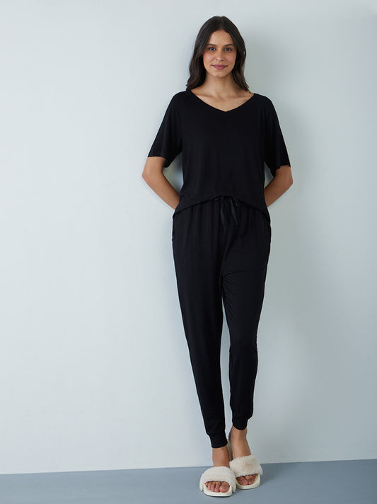 Wunderlove Black Supersoft Joggers