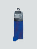WES Lounge Cobalt Blue Printed Full-Length Socks Product View 