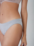 Wunderlove Grey Melange Bikini Briefs