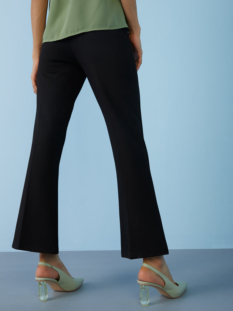Buy Womens Cotton Spandex Fitness Pants  Fashionable Black Ladies  WorkOut Pants 2X at Amazonin