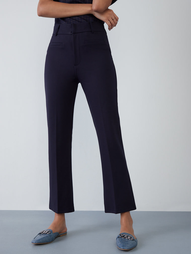 Cheap Autumn Solid High Waist Trousers Men Formal Pants High Quality Slim  Fit Business Casual Suit Pants Hommes  Joom