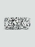 Studiowest White Animal Patterned Makeup Pouch