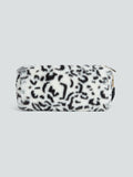 Studiowest White Animal Patterned Makeup Pouch