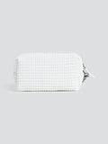 Studiowest White Pleated Makeup Pouch
