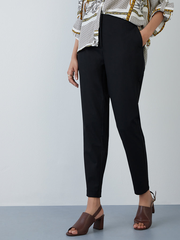 Wardrobe Black Cuban Trousers Front View