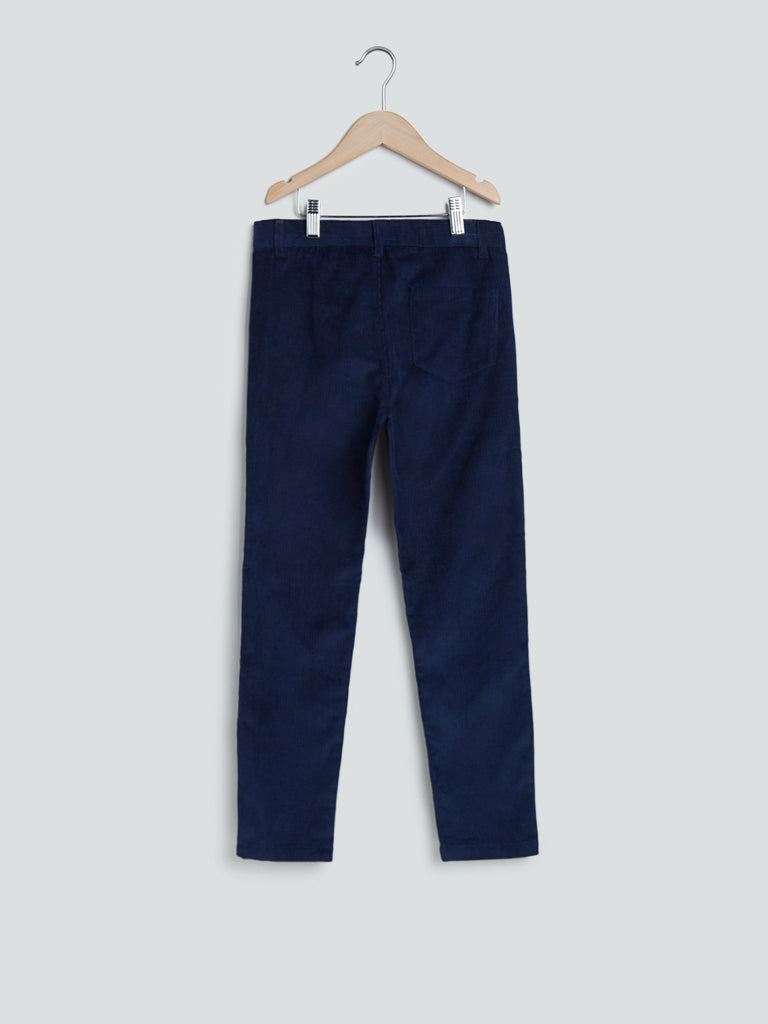 Blue Corduroy Trousers  Mens Country Clothing  Cordings