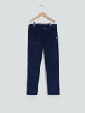 Y&F Kids Navy Corduroy Trousers