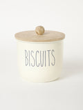 Westside Home Cream Biscuit Storage Jar