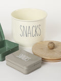 Westside Home Cream Snacks Storage Jar