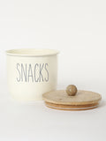 Westside Home Cream Snacks Storage Jar