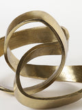 Westside Home Gold Knotted Structure On Stand Decor