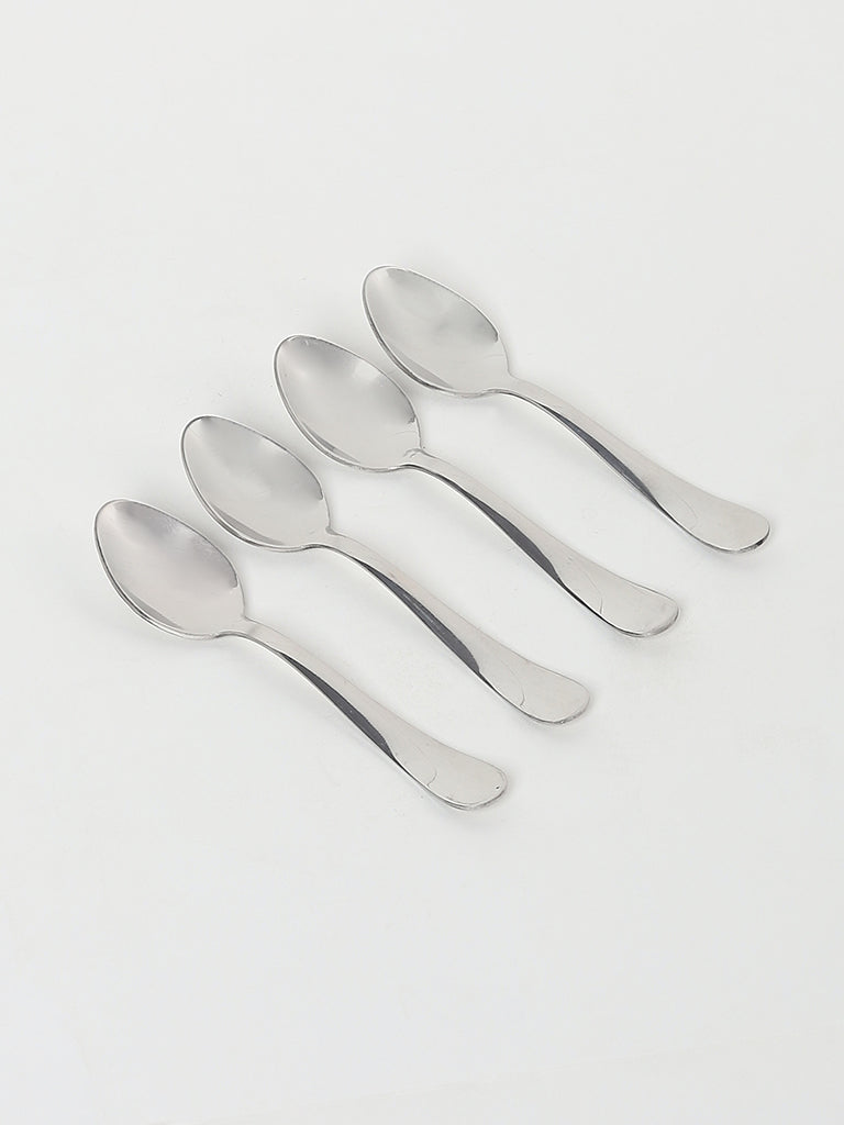 Westside Home Silver (Steel) Teaspoons Set Of Four
