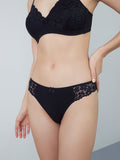Wunderlove Black Lace Hi-Leg Briefs