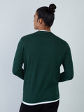 ETA Emerald Green Knitted Slim-Fit T-Shirt