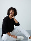 ETA Black Textured Slim-Fit T-Shirt