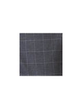 WES Formals Grey Checkered Carrot-Fit Trousers