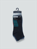 WES Lounge Anthra Melange Socks Set Of Three Product View 