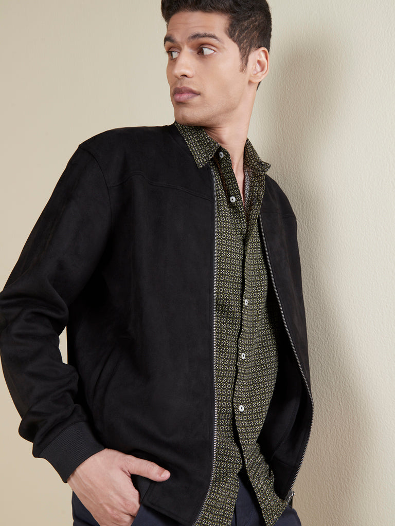 Ascot Charcoal Relaxed-Fit Jacket