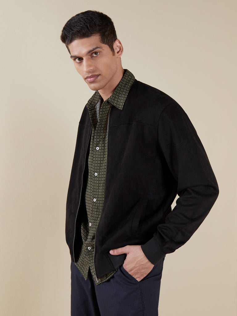 Ascot Charcoal Relaxed-Fit Jacket