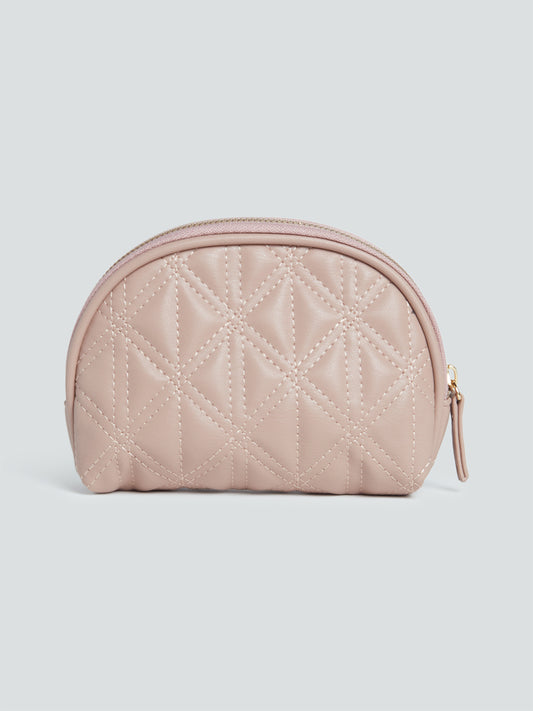 Studiowest Dusty Pink Quilted Pouch