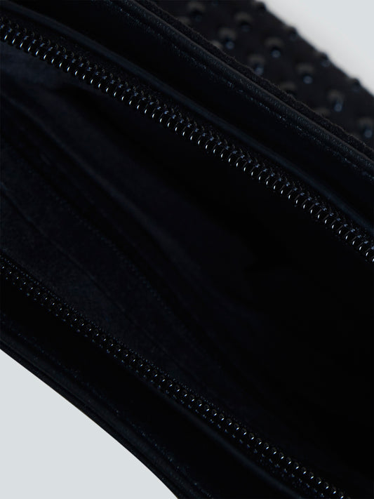 LOV Black Embellished Handbag