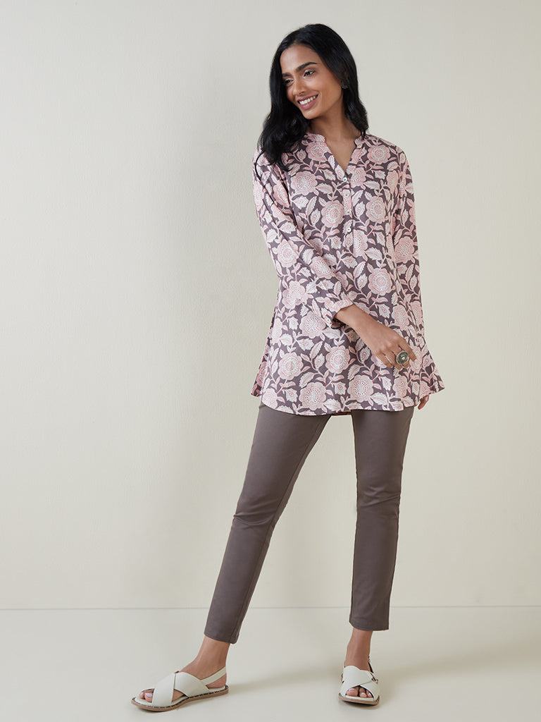 Westside Indigo Embroidered ALine Kurta
