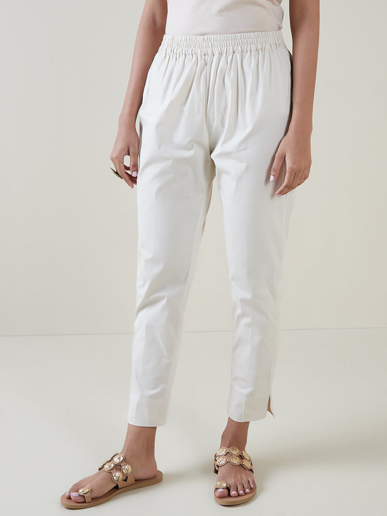 Elevated Tapered Trousers  WHITE  Tommy Hilfiger