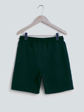 Y&F Kids Dark Green Printed Shorts