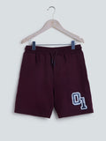 Y&F Kids Wine Printed Shorts