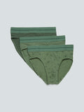 WES Lounge Olive Hydro Cool Briefs Set Of Three