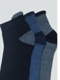 WES Lounge Grey Trainer Socks Pack of Three