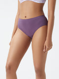Wunderlove Dark Purple Seam-Free Full Briefs