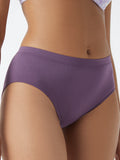Wunderlove Dark Purple Seam-Free Full Briefs