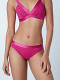 Superstar Magenta Printed Bikini Briefs