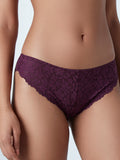 Wunderlove Plum Lace Design Briefs