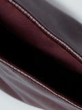 Westside Burgundy Textured Sling Bag