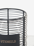 Westside Home Black Utensils Holder