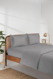 Westside Home Grey King Fitted Bedsheet