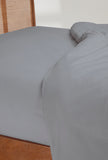 Westside Home Grey King Fitted Bedsheet