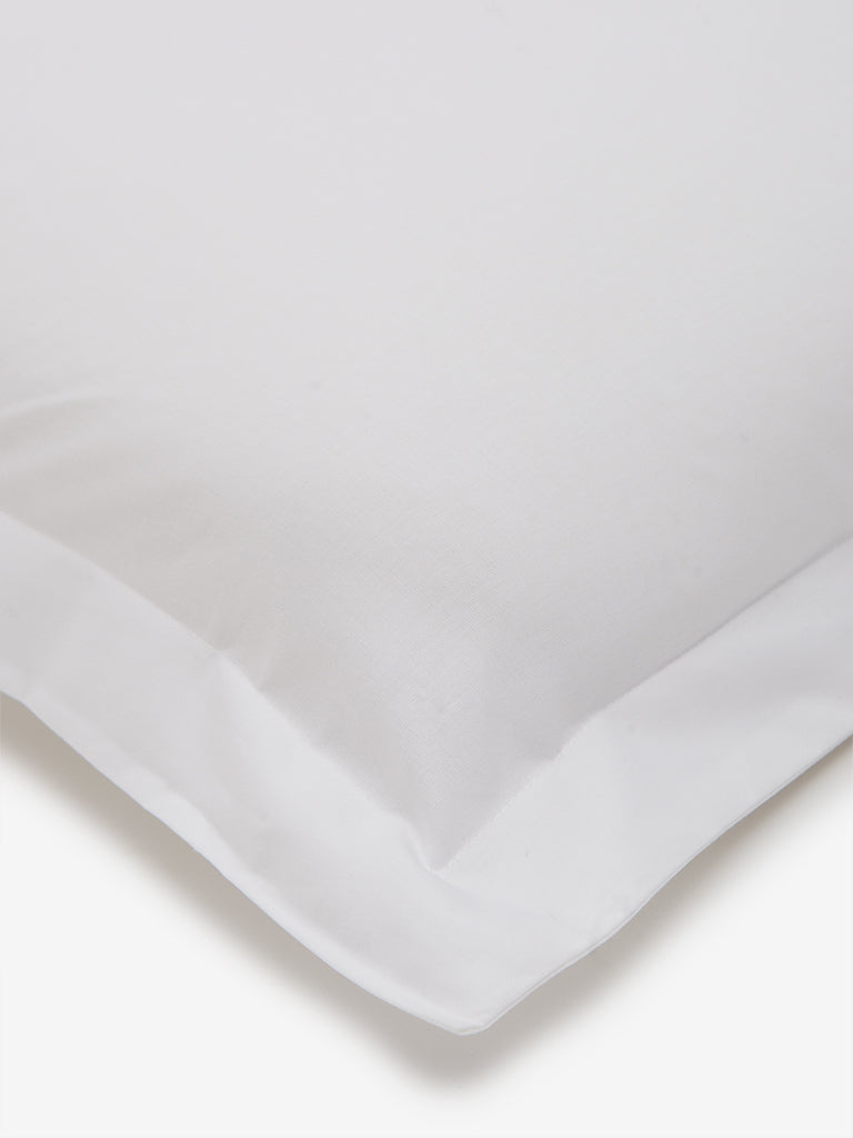 Westside Home White Solid Pillowcover Set of Two