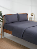 Westside Home Dark Grey Double Duvet Cover