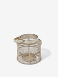 Westside Home Dull Gold Small Wire Lantern