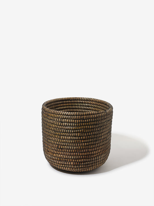 Westside Home Light Brown Large Straw Planter