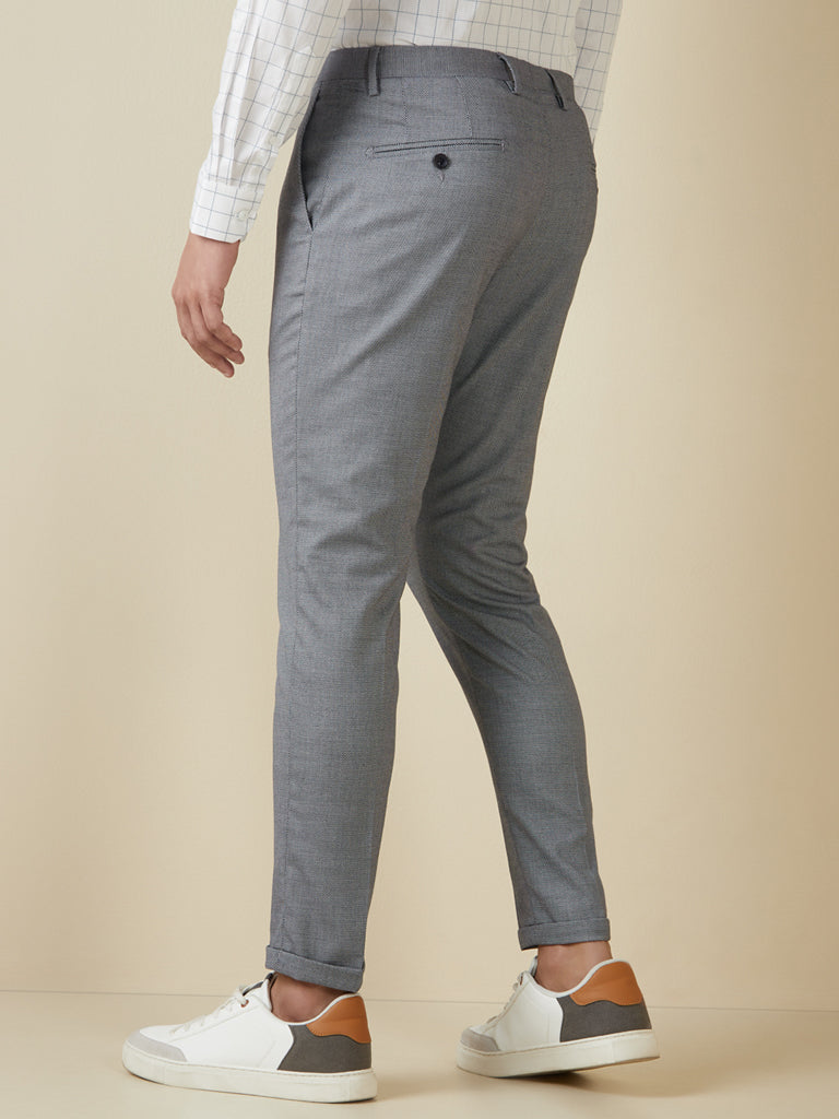 Buy WES Formals by Westside Black Carrot Fit Trousers Online at best price  at TataCLiQ