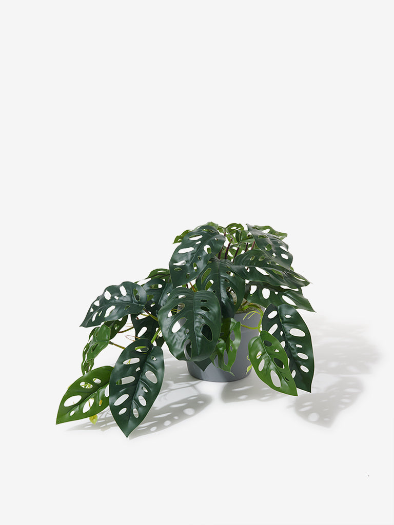 Westside Home Green Monstera Artificial Plant